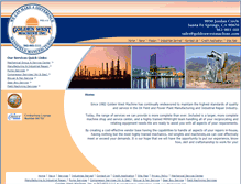 Tablet Screenshot of goldenwestmachine.com